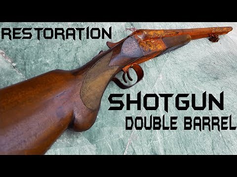 Vintage Double Barrel ShotGun - Impressive RESTORATION