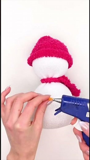 DIY Sock Snowman⛄️