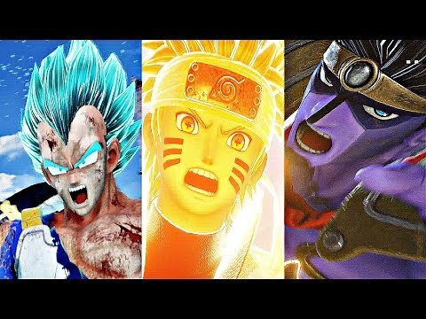 Jump Force - Gameplay ALL CHARACTERS (All Ultimates, Awakenings & Transformations)