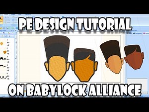 How to digitize an image using PE Design 10 Software (Kid n Play Design)