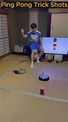 Ultimate Ping Pong Trick Shots 🤯🏓 #trickshots #pingpong #asmrsounds