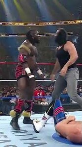 Drew McIntyre just interrupted the biggest match of Oba Femi's career… and he paid for it! 😡🔥 #SNME