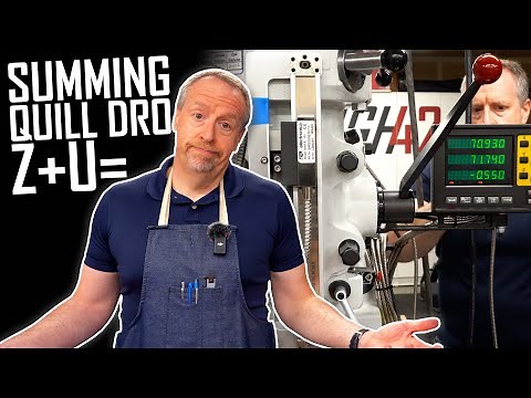 Mill Quill DRO: Installing the Magnetic Scale and Configuring it to Sum
