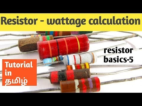 How to calculate the power rating / size of resistor?