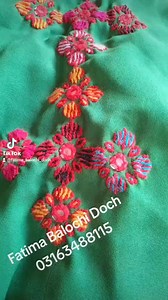 1.1K views · 15 reactions | Balochi Embroidery Designs Please Follow  #fatima_balochi_doch #balochihandmade #foryoupage #balochitraditionaldress #balochidoch #SendStars #embroidery #balochidress #foryou #foryoupagereels | Fatima Kashidakari | Facebook