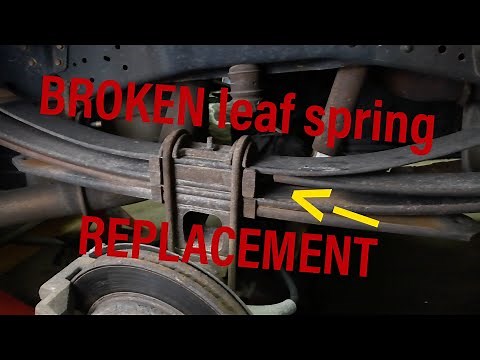 Rear leaf spring replacement
