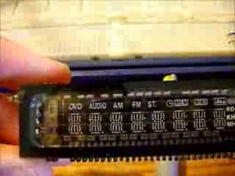 How to control a salvaged VFD (Vacuum fluorescent display)
