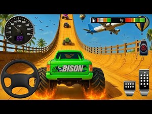 Impossible Mega Ramp Race 3D Challenge – Monster Truck Stunt Car Simulator – Android Gameplay 2025