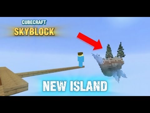 Unlocking The Taiga Island in Cubecraft Skyblock!