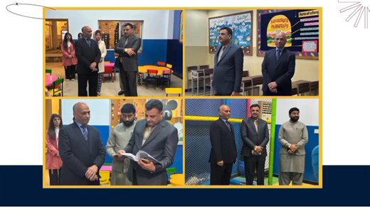 Qazi Apex Grammar School Pak Arab campus was truly honored by the recent visit of our respected Mr.Malik Nazeer Hussain Cheena CEO of the District Education Authority Lahore .During his visit, he thoroughly toured the school’s class rooms, science labs, computer lab ,activity room,playland ,auditorium and overall school’s infrastructure.He keenly observed the learning environment, facilities, and overall organization. He also held a meaningful and insightful discussion with both the teaching and