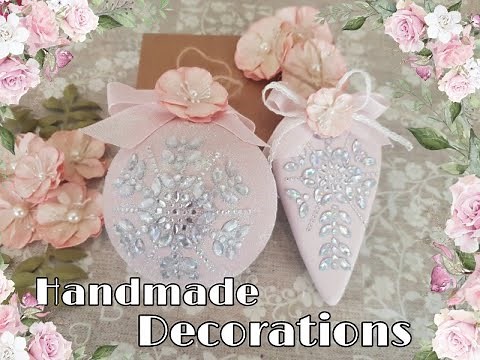 HANDMADE CHRISTMAS ORNAMENTS - DIY TUTORIAL