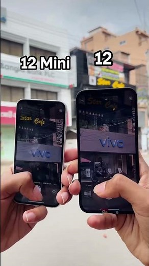 iPhone 12 mini vs iPhone 12 Camera Test 📸🔥 | Video + Photo Comparison #iphone