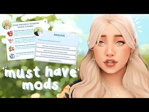 must have sims 4 mods that improve & add realistic gameplay ♡