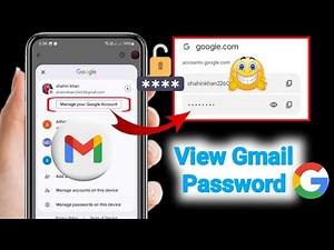 How to Find Password | View Gmail Password