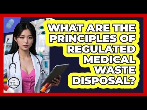 What Are The Principles Of Regulated Medical Waste Disposal?