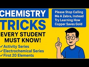 Activity Series Trick | Class 10 ICSE Chemistry | Easiest Way to Learn Reactivity Series |