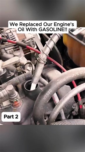 We Replaced Our Engine's Oil With GASOLINE!!-p2#cleetusm #cleetusmcfarland #golfcart #fyp #rebuilding