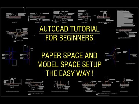 AutoCAD Paper Space vs Model Space – Complete Beginner Tutorial