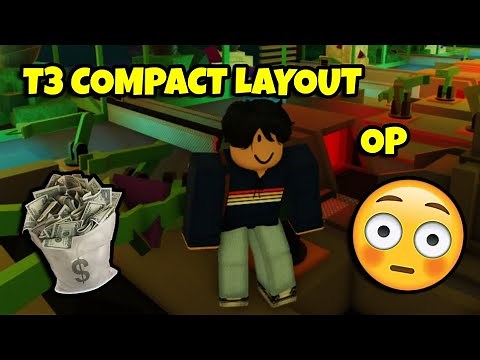OVERPOWERED T3 COMPACT LAYOUT TUTORIAL! Factory Simulator Roblox