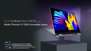 The distinctively elegant ASUS ZenBook Flip 13 OLED (UX363) combines ultimate portability with supreme versatility. Its pristine OLED touchscreen and 360° ErgoLift hinge make ZenBook Flip OLED extra compact, and the super-slim chassis houses a wide range of I/O ports for easy connectivity. Intel® Evo™ platform-based laptops deliver the remarkable responsiveness, battery life, connectivity, audio, displays, and thin and light designs. Starting Price: RM4,699 Learn more: http://bit.ly/2021ZenBookU