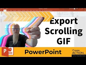 How to make an animated gif in PowerPoint