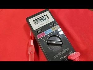 Radio Shack Micronta Talking Multimeter Review