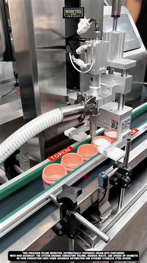 Automatic cream filling machine in factory precision worktool dispenser