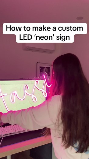 Custom LED Neon Sign Tutorial for Birthdays