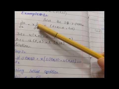 Laplace Transform of PDE by Dr.Nawazish Ali Shah Chapter7#2024 #laplacetransformations#versalearnhub