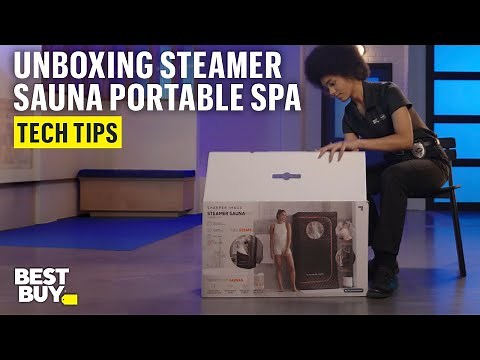 Unboxing the Sharper Image Steamer Sauna Portable Spa – Tech Tips from Best Buy