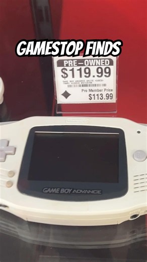 Gameboy Advance at GameStop #retrogaming