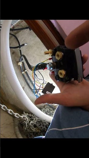 $60 Winch solenoid with remote to be used with Lewmar Windlass and save hundreds $$ #shorts