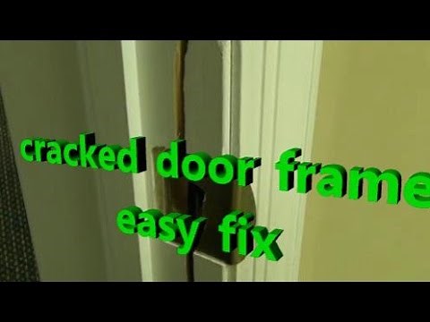 KICKED IN DOOR FRAME REPAIR