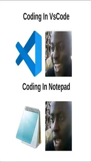 Who codes in notepad 🤣