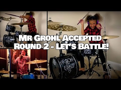 Dave Grohl VS Nandi Bushell EPIC Drum Battle - Dead End Friends - Them Crooked Vultures - Checkmate!