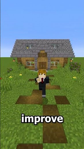 Three Easy Ways to Upgrade Your Minecraft Roof (Beginner Building Tips) #minecraft #building #roof