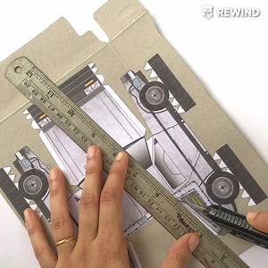 6.6K views | Delorean Paper Model - How to make a car from paper | Animals & More | Facebook