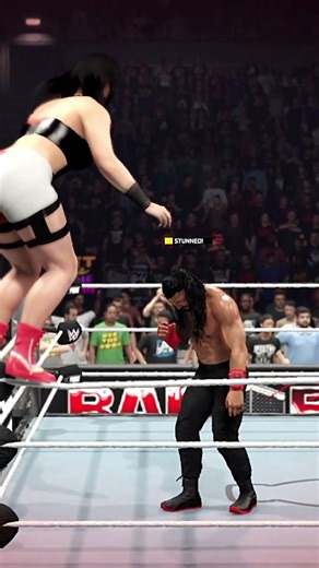 💥WWE2K25 –Roman Reigns vs. Myra 🎮Iron Man Match🔥Intergender Wrestling Gameplay💪(Part-01)#Shorts