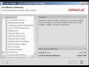 Installing WebLogic Server
