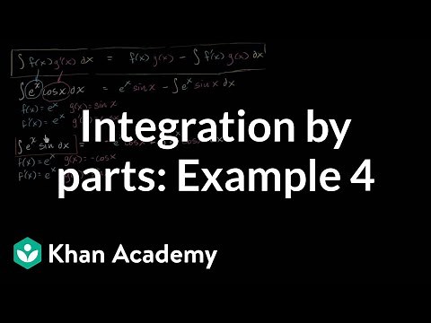 Integration by parts: Âº___cos(x)dx | AP Calculus BC | Khan Academy