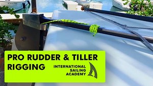 6.8K views · 43 reactions | Learn to rig your rudder/tiller assembly like a pro so your rudder never rises! This is a big one for beginners and intermediates. We cover how to rig it right and how to handle the assembly when launching and returning to shore! See the full quality video at https://internationalsailingacademy.com/2018/08/pro-rudder-rigging/ | International Sailing Academy | Facebook