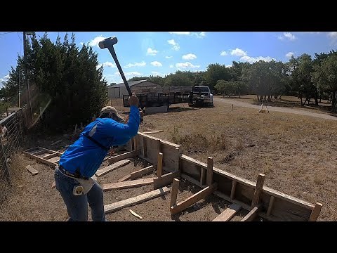 How to form a concrete slab in 2020 | Step by step