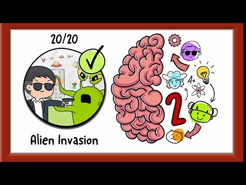 Brain Test 2 Alien Invasion - Level 1-20 Gameplay Walkthrough Solutions and Answers