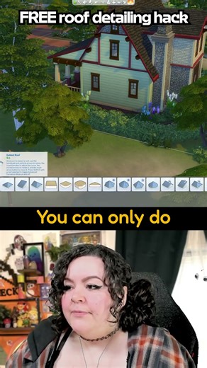 Use this FREE Sims 4 roof trick to improve your building