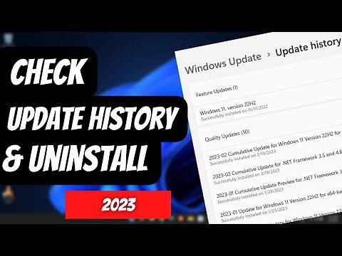 How to View Update History & Uninstall Updates in Windows 11/10[Super Easy]