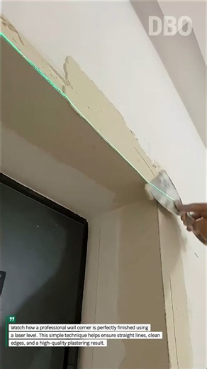 Perfect Wall Corner Using Laser Level | Pro Plastering Trick