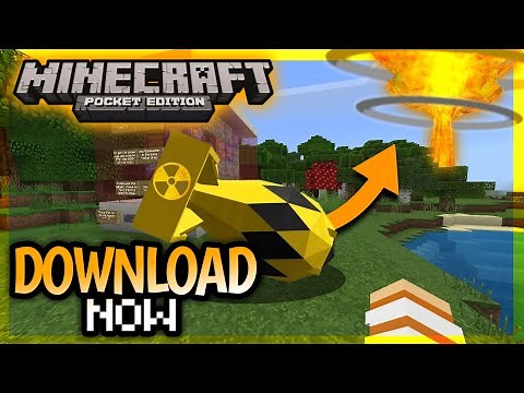 Nuclear Bomb In Minecraft PE/Bedrock Edition!!! (WORLD DOWNLOAD)