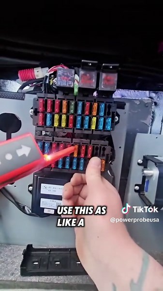 ⚡🔎 Blown fuse? Open circuit? The ECT3000 finds it FAST! Campbell Sherman puts the ECT3000 to work: ✅ Pinpoints blown fuses instantly ✅ Traces open circuits with confidence ✅ Saves time & eliminates guesswork Because with the right tool… diagnostics are EASY. 💡🔧 📢 Watch Campbell’s demo here: https://www.tiktok.com/@campbellsherman Learn more about the ECT3000 → https://powerprobe.com/en/ect3000/ #PowerProbe #ECT3000 #BrokenWires #AutoDiagnostics #MechanicLife #DIYMechanic #AutoTech