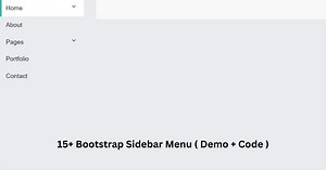 14  Bootstrap Sidebars (Example  Free Code)