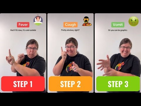 Tutorial: ASL Sick Signs for Beginners | Easy-to-Memorize ASL